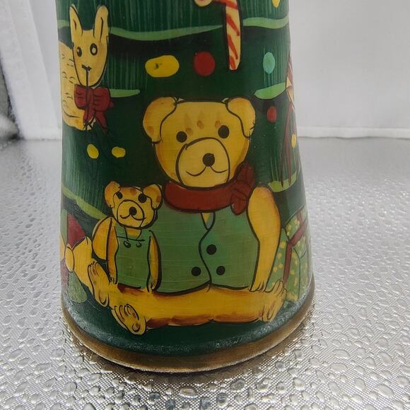 Vintage Wooden Christmas Bells Set of 4 - Picture 2 of 16